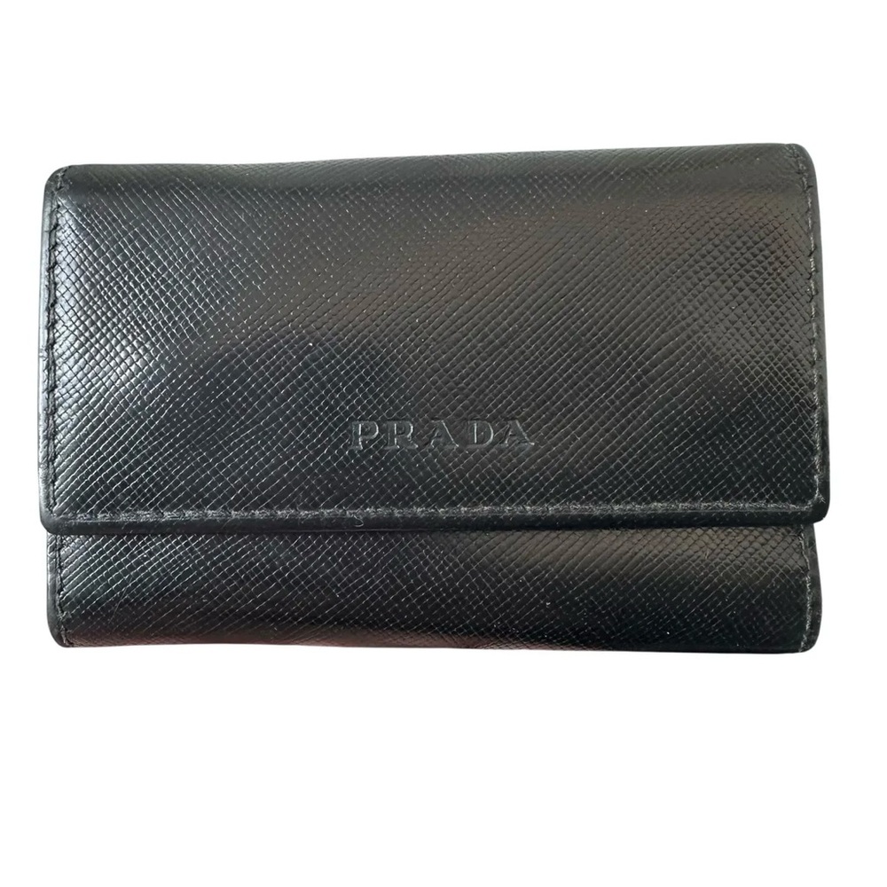 Prada Black Key & Card Holder